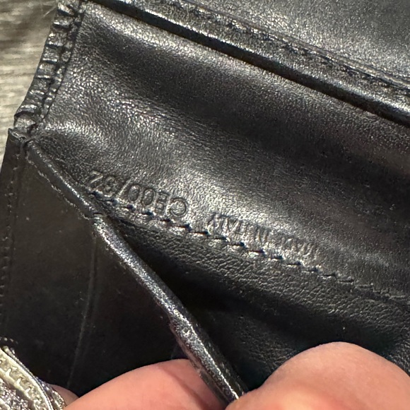 Celine Black Monogram Macadam Canvas Compact Wallet - Picture 10 of 12